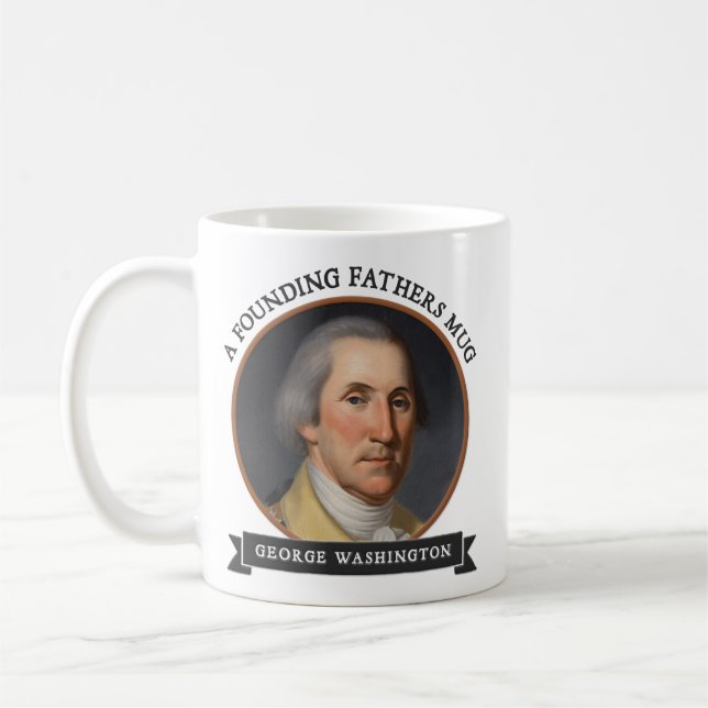 Canecas dos fundadores: George Washington (Esquerda)
