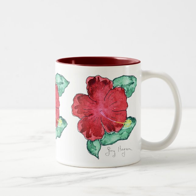Canecas & Drinkware do hibiscus (Direita)
