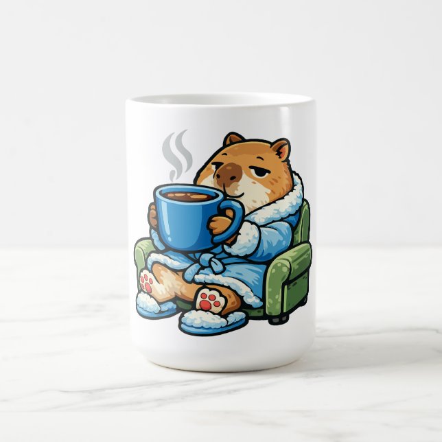 Canecas e xícaras com uma capivara (Centro)