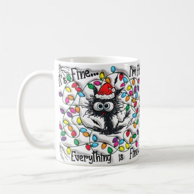 Canecas Engraçadas de Natal, Canecas de Café de Fé (Esquerda)