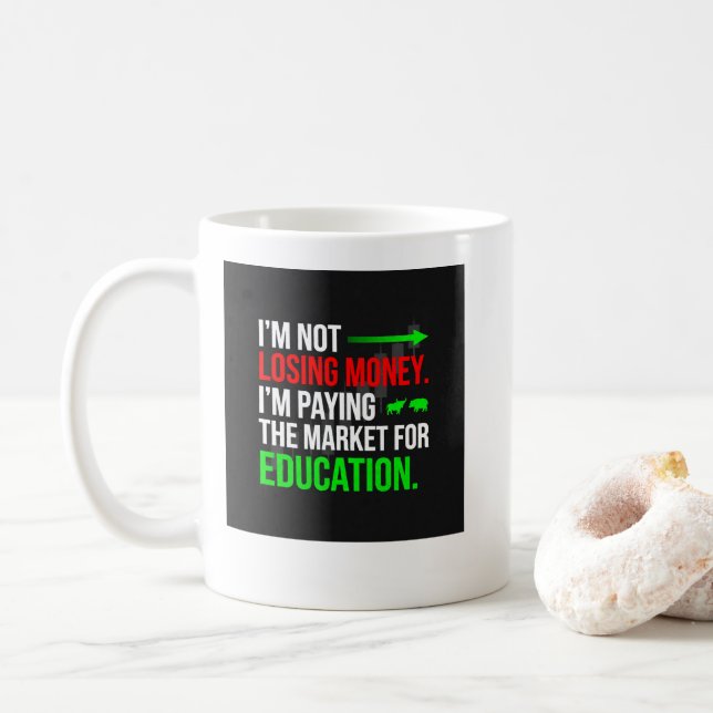 canecas engraçadas de negociação de forex (Com Donut)