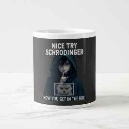 Canecas engraçadas do gato de Schrödinger Tentativ