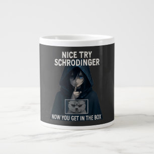 Canecas engraçadas do gato de Schrödinger Tentativ