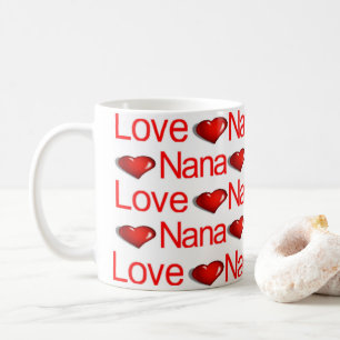 Canecas Feliz Dia dos Namorados Amor Nana Corações