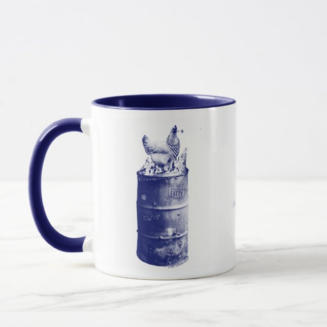 Canecas Kitschen Fatty Stoner Chicks Deli Azul (Esquerda)
