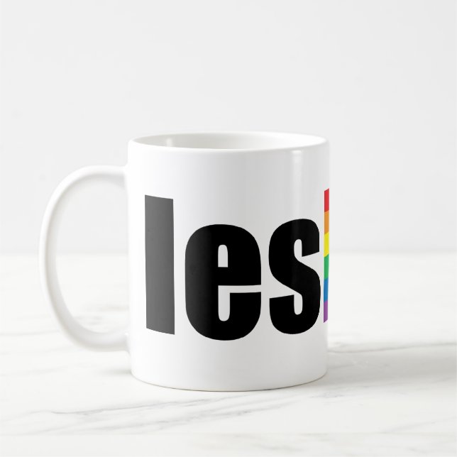 Canecas lésbicas e canecas de cerveja do orgulho (Esquerda)