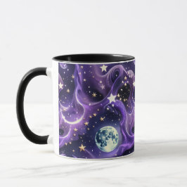 Canecas – Luxo Lavanda Motivos Celestiais da Lua C