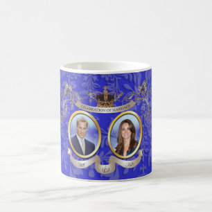 Canecas Memorabilia do casamento de Will+Kate