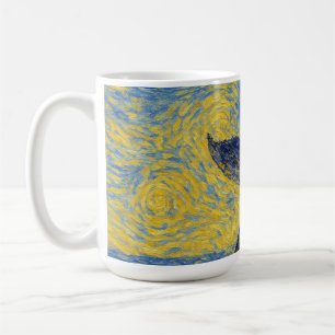 Canecas mergulho Baleia Jubarte estilo van Gogh