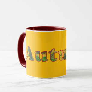 Canecas Personalizadas com a Palavra Outono