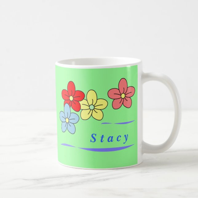 Canecas personalizadas da flor (Direita)
