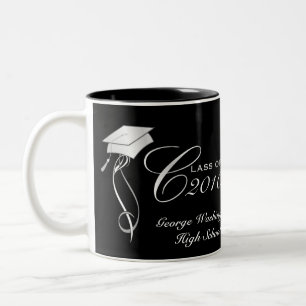 Canecas personalizadas da foto da graduação -