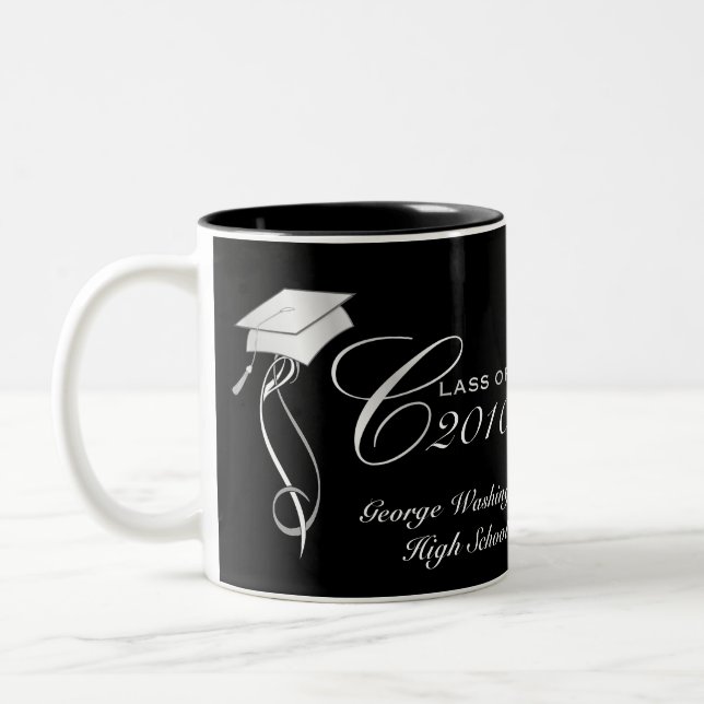 Canecas personalizadas da foto da graduação - (Esquerda)
