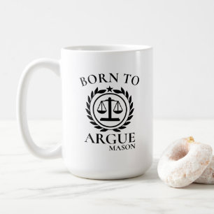 Canecas Personalizadas de Advogado Nascidos para A