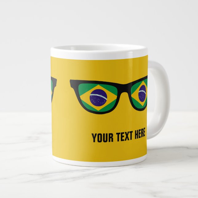 Canecas personalizadas do tipo "Shades" brasileiro (Frente Esquerda)