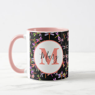 canecas personalizadas libélulas coloridas