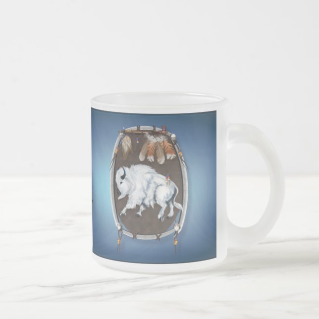 Canecas Protetor-azuis do búfalo branco (Direita)