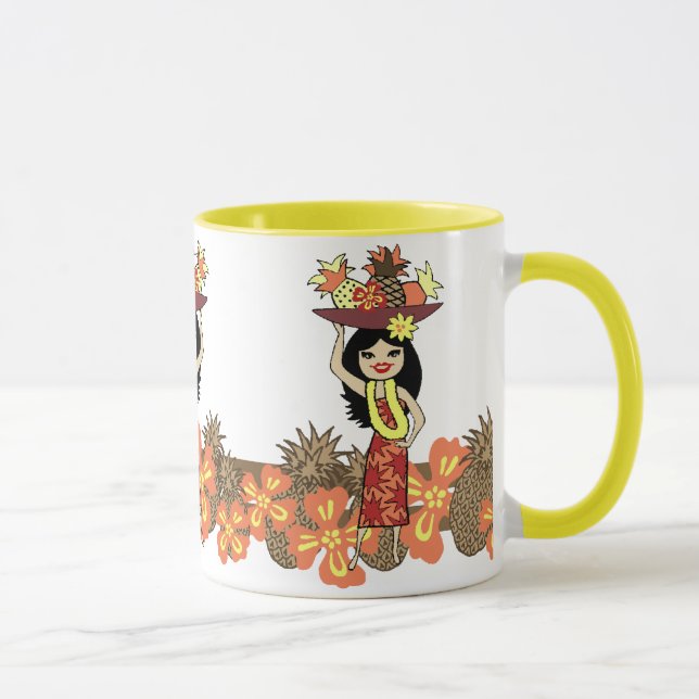 Canecas Tropicais Pineapple Luau (Direita)