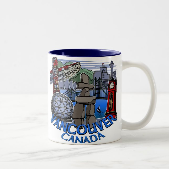 Canecas & vidros dos copos de café de Vancôver (Direita)