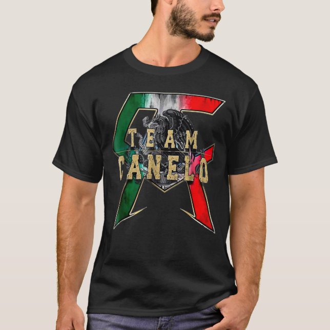 Canelos Funny Saul Alvarez Boxer T-Shirt  (Frente)