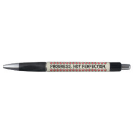 Caneta 12 Etapas Motivational Cream Red Black Personaliza