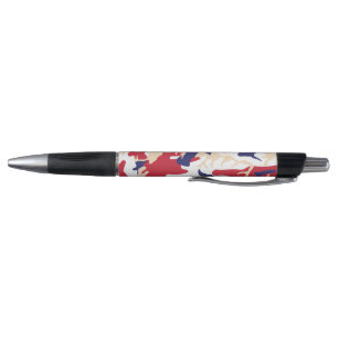 Caneta 4 de Julho, Dia da Independência, Bege Camuflagem