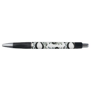 caneta a preto e branco