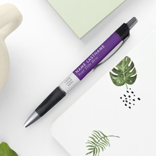 Caneta Adicionar Logotipo Simples, Moderno Nome Elegante