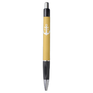 Caneta Âncora Amarelo Monograma
