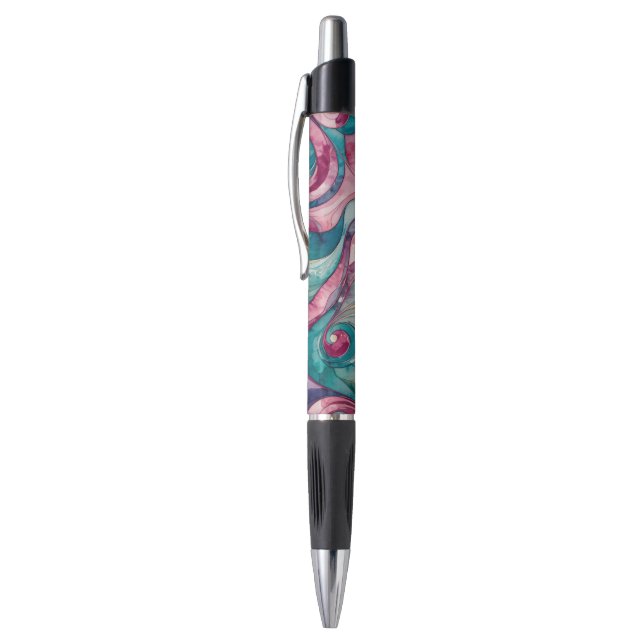 Caneta Aquarela Mauve e Turquesa (Topo (Vertical))