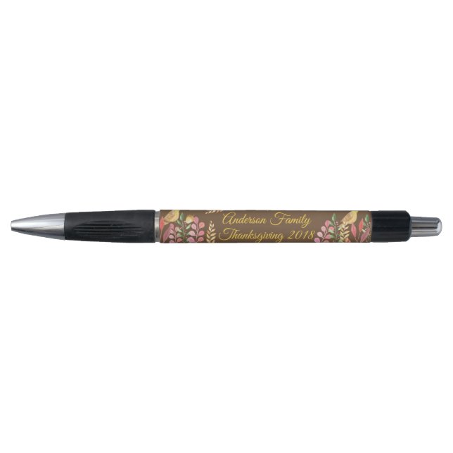 Caneta Aquarelas de Outono Personalizadas (Frente)