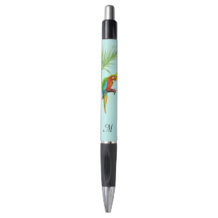 Caneta Arara Multicolor Tropical & Monograma