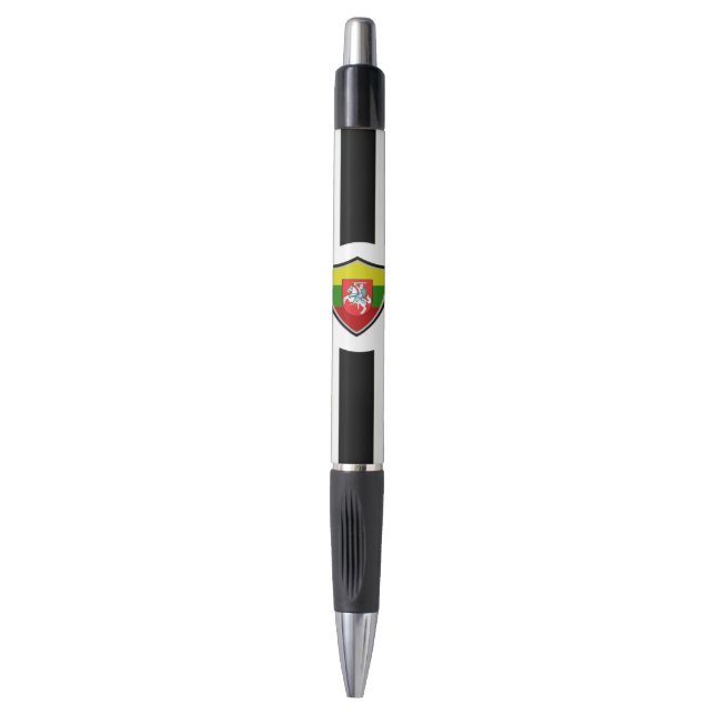 Caneta Armamento de bandeira casaco da Lituânia (Frente Vertical)