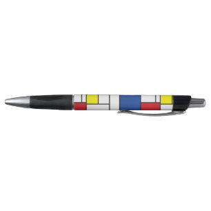 Caneta Arte Moderna De Stijl Geométrica Minimalista Mondr