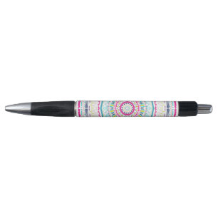 Caneta Arte Vibrante e Colorida de Mandala