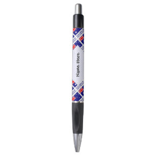 Caneta Australia e Bandeira Australiana Personalizada em