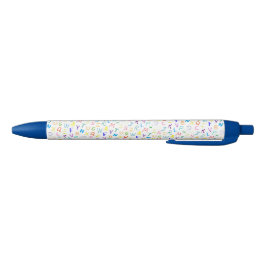 Caneta Azul Alfabeto Letra Colorida Divertida Desenhada à Mão