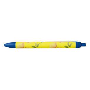 Caneta Azul Aquarela Limões & Picolés