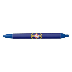 Caneta Azul Bandeira da Cidade de Omaha (Nebraska)
