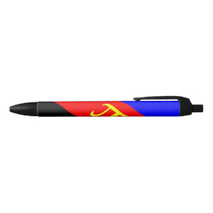 Caneta Azul Bandeira do Orgulho Poliamoroso