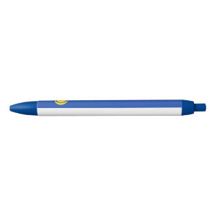 Caneta Azul Bandeira Patriótica da Buriácia