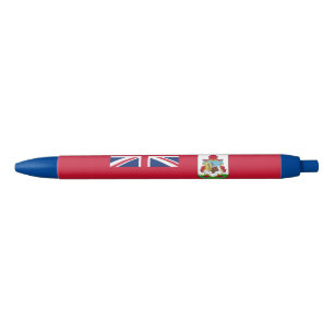 Caneta Azul Bandeira Patriótica das Bermudas