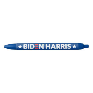 Caneta Azul Biden / Harris - estrelas brancas