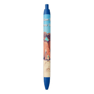Caneta Azul Custom Photo Pen Personalized Text