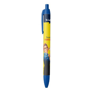 Caneta Azul É seu costume Rosie que o partido personaliza est