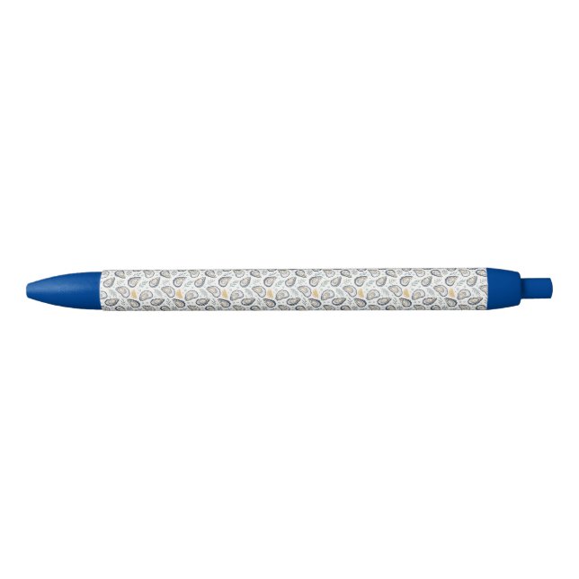 Caneta Azul Elegant Marine Oysters (Frente)
