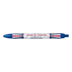 Caneta Azul Eleição do candidato à campanha Patriótica espanho