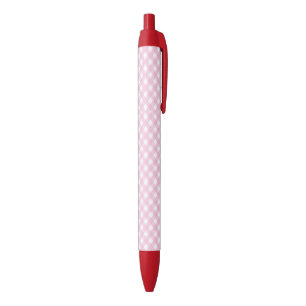 Caneta Azul F & L cor-de-rosa Gingham