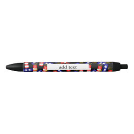 Caneta Azul Firecrackers em 4 de julho