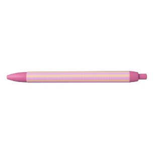 Caneta Azul Geométrico Rosa